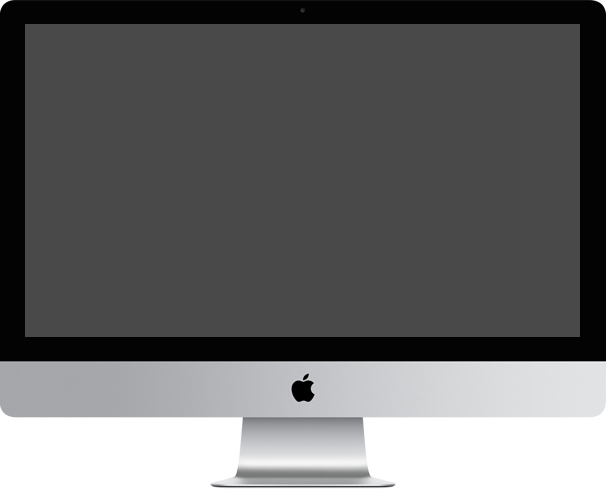 Calculator iMac - mock-up